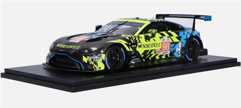 spark ASTON MARTIN - VANTAGE AMR NORTHWEST AMR - 3rd LMGTE AM 24H LE MANS 2022 #98 P.DALLA LANA - D.PITTARD - N.THIIM Michelin 1:18 Car Pre-built Model view1