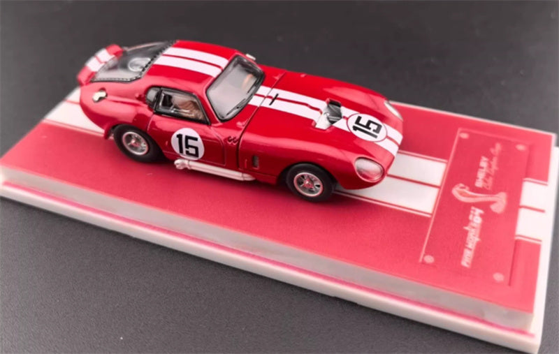 Fine works 64 CXS2601 Ford Shelby Cobra Daytona Coupe Red hardtop #15 Limited Edition 599PCS ONLY 1:64 Car Pre-built Model view6