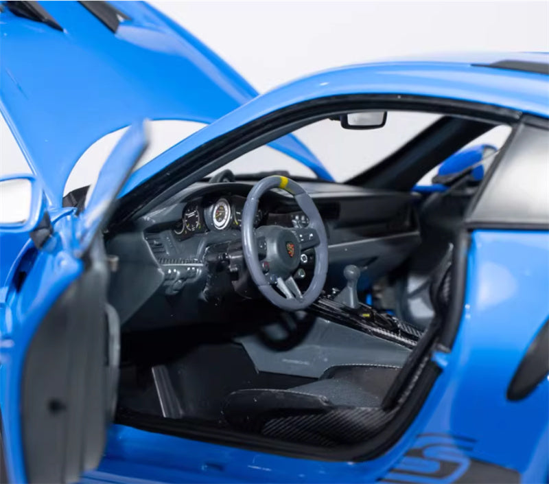 1:18 PORSCHE 911 (992) GT3 RS 2022 Blue w/ Black wheel hub  MINICHAMPS Limited Edition 500PCS ONLY DIECAST Car Model