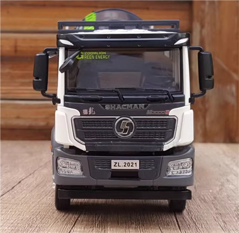 ZOOMLION New energy mixer truck （SHACMAN Delong M3000 chassis） 1:38 Truck Pre-built Model