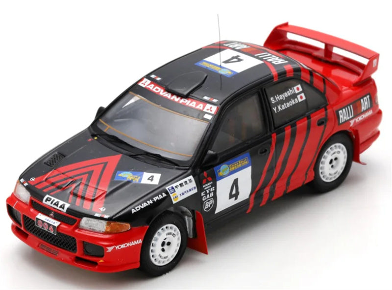 Spark Mitsubishi Lancer EVOLUTION III 4th Rally China 1997 1:43 Car Model view4