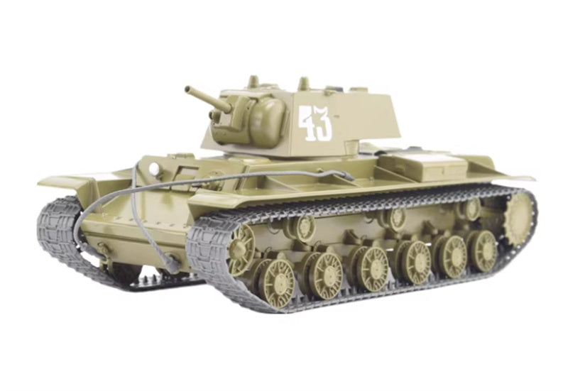 Modimio Soviet KV-8 Heavy Tank 1:43 Tank Pre-built Airliner Model Display view1