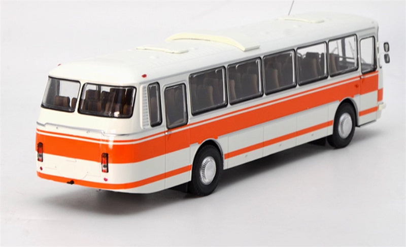 Demprice LIAZ 699 Russian Bus Orange - white 1:43 Bus Pre-built Model view2