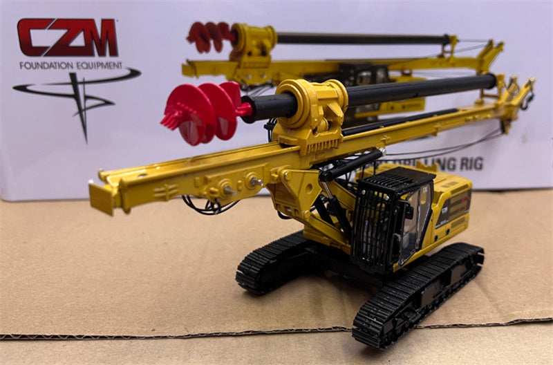 CATERPILLAR CZM  EK160 Cylinder Crowd Drilling Rig 1:50 Truck Pre-assembled Model Display