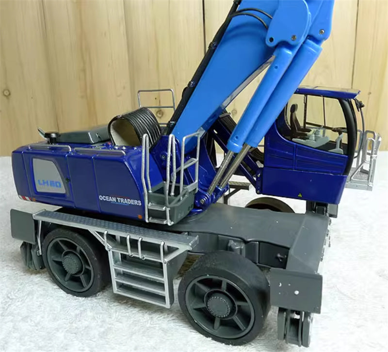 NZG  Liebherr  LH 80 M grab excavator  Ocean Traders blue 1:50 Truck Pre-assembled Model Display