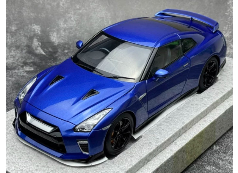 1:18 Nissan GT-R NISMO R35 2022 Wangan Blue MOTORHELIX Track Edition Limited Edition 399PCS ONLY DIECAST Model
