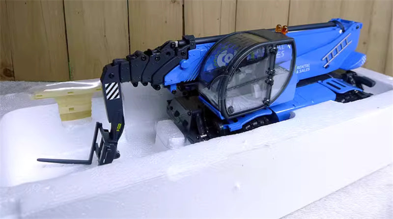 ROS MAGNI RTH 6.35 SH Colle RENTAL&SALES Rotating Telehandler Blue 1:32 Truck Pre-built Model
