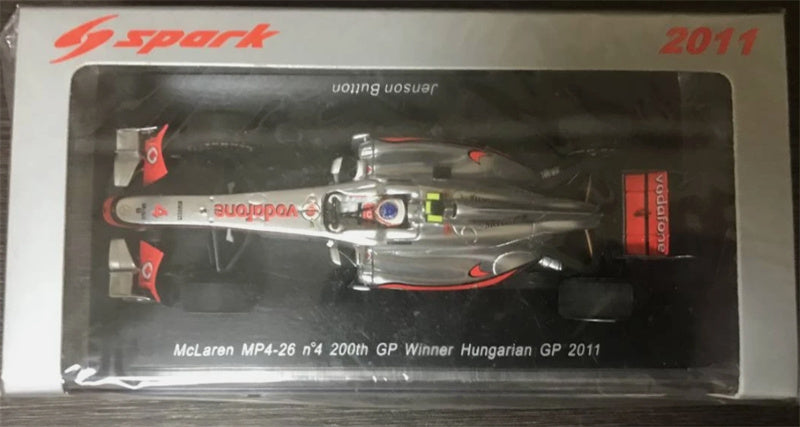 Spark McLaren MP4-26 #4 200th Winner Hungarian GP 2011 Jenson Button 1:43 Model view6