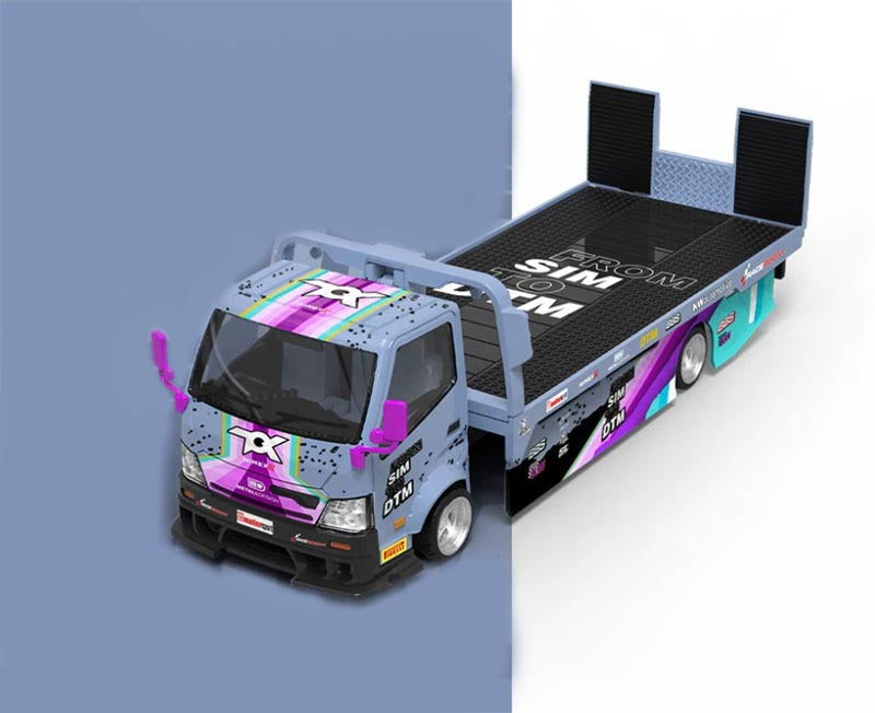 1:64 Hino H300 nimexR DTM Color coating COOL.CAR DIECAST Model