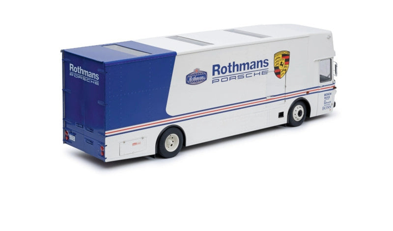Schuco Mercedes Benz O317 K Race Trans. ROTHMANS blue/white 1/18 DIECAST Truck