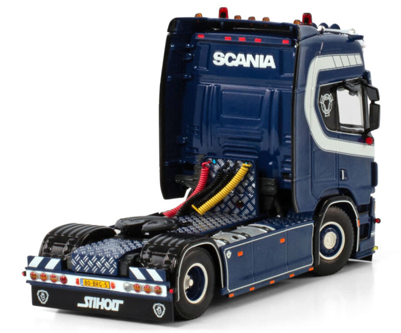 WSI SCANIA R HIGHLINE CR20H 4X2 Maik Grooten Transport 1:50 Truck Pre-built Model