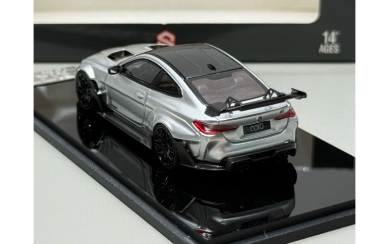 1:64 BMW M4 G82  Alexander Silver SW  Limited Edition 500PCS ONLY DIECAST Model