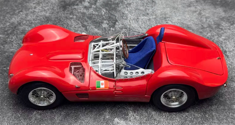 CMC Maserati Tipo 60 Birdcage 1960 Ex Nick red Fully open car Limited Edition 1000PCS ONLY 1:18 Car Pre-built Model view7
