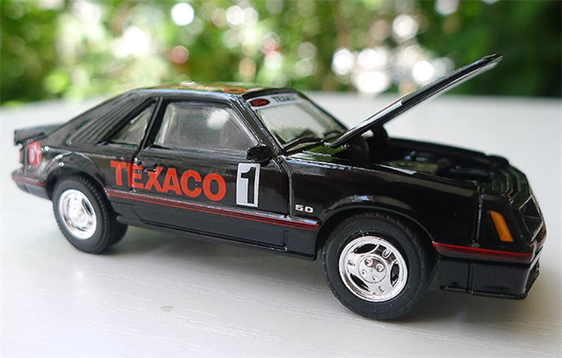 Greenlight d Mustang GT TEXACO Racing 1982 1:64 Car Pre-built Model