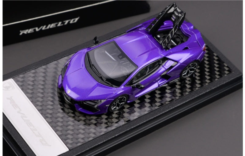 1:64 Lamborghini Revuelto LCD Purple Diecast Model view5