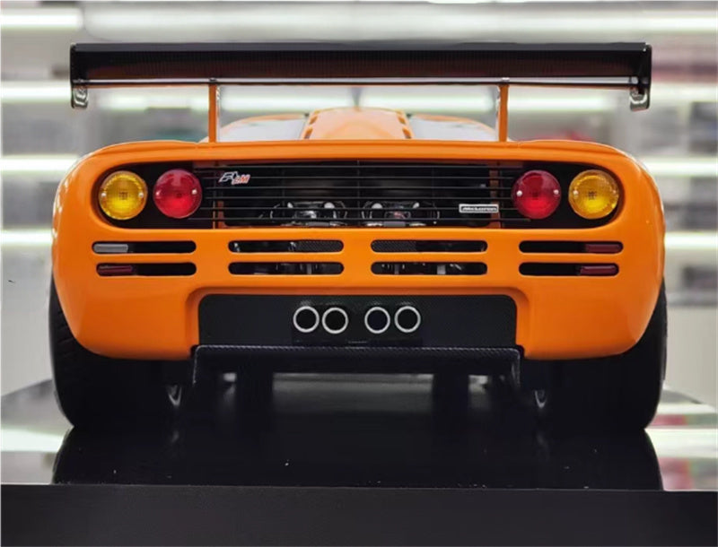 1:18 McLaren F1 GTR Orange Amalgam Resin Car Model view9
