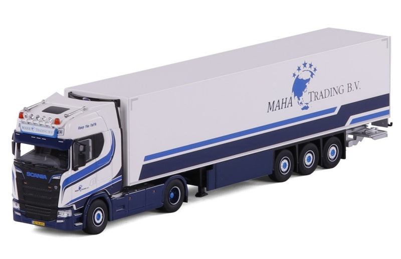 1:50 Scania Maha Trading S Reefer Trailer Cavallino Diecast Model view1