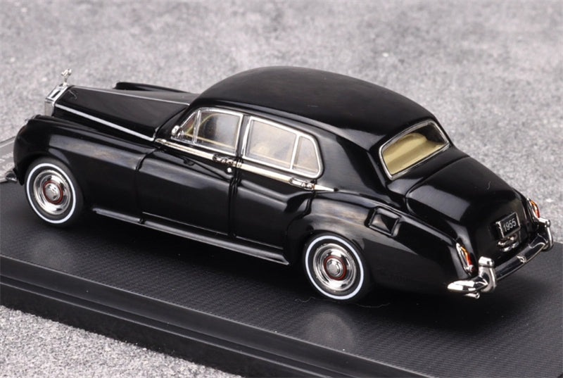 GFCC 1955 Rolls Royce Silver Cloud classic car Glossy Black LHD 1:64 car Pre-built Model view6