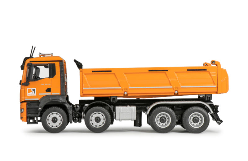 Conrad MEILLER three-way tipper on MAN TGS NN with low-loader trailer 1:50 Truck Pre-built Model