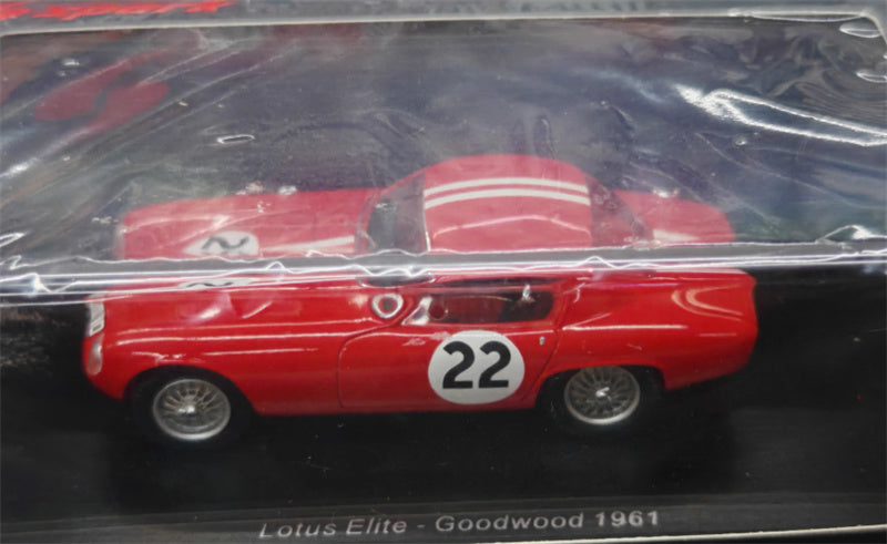 Spark Lotus Elite Goodwood #22 1961 L.LESTON Red DADIO 1:43 Car Pre-built Model view4