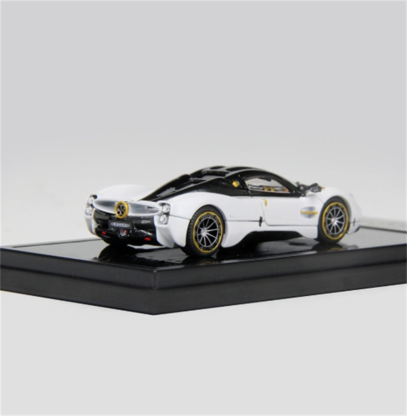 LCD-MODELS Pagani Utopia Super Cars Coupe white 1:64 car Pre-built Model view6