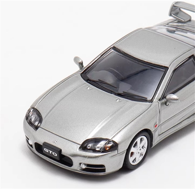 GAGHI MODELS Mitsubishi 3000GT GTO 1998 Silver 1:64 Car Pre-built Model