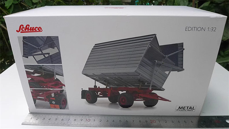 Schuco Fortschritt HW 80 SHA German trailer silver 1:32 Truck Accessories Pre-built Model