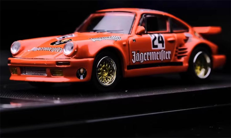 Master Porsche 911 930 Turbo Black Bird Deer head coating Limited Edition 799PCS ONLY 1:64 Car Pre-built Airliner Model Display view4