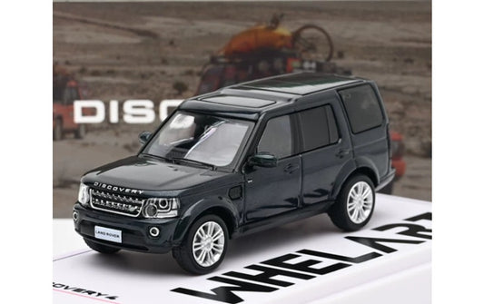 1:64 Land Rover Discovery 4 2014 Dark green silver wheel Whelart   DIECAST Model