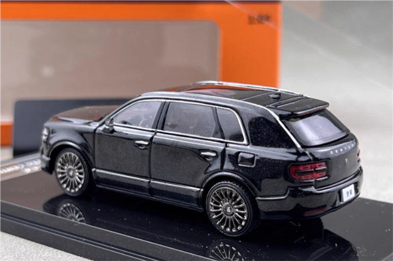 GCD Toyota Century 3rd Generation G70 SUV black left hand drive 1:64 Car Pre-built Model view2