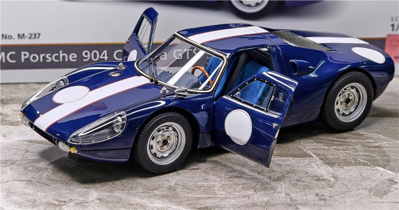 CMC Porsche 904 Carrera GTS Bonhams Scottsdale Auction 2017 blue Limited Edition 1000PCS ONLY 1:18 Car Pre-built Model view7