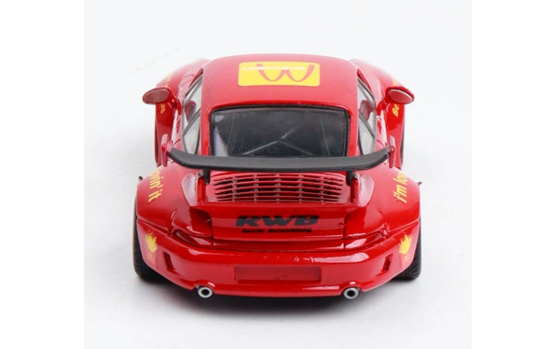 1:64 PORSCHE 993  Standard Red DECODE Limited Edition 699PCS ONLY DIECAST Model