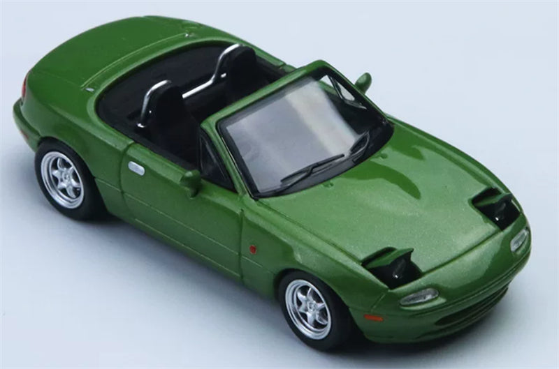 1:64 Mazda MX-5 green ATS DIECAST Civil Car Model