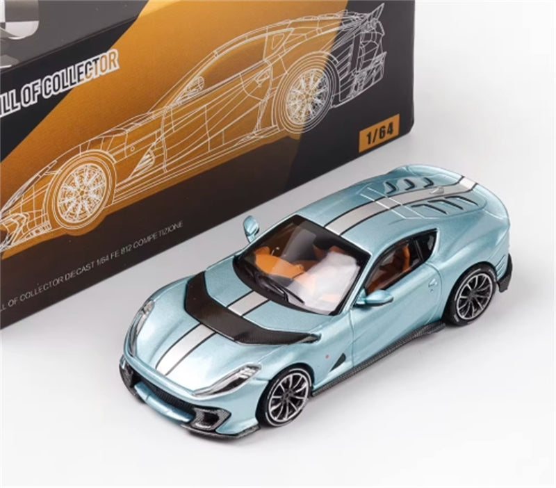 TOC Ferrari FE812C Coupe Sports CELEST MET 1:64 Car Pre-built Model
