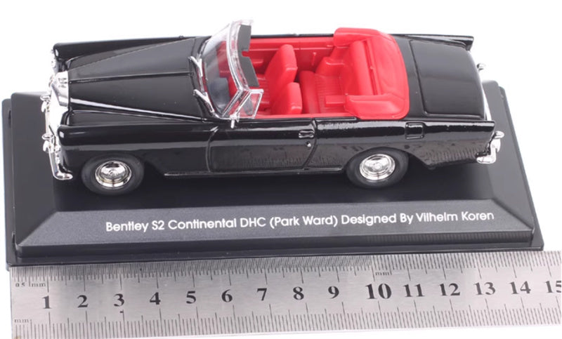Road Signature Bentley S2 Continental DHC (Park Ward ) Designed By Vilhelm black convertible 1:43 Car Pre-built Model view3