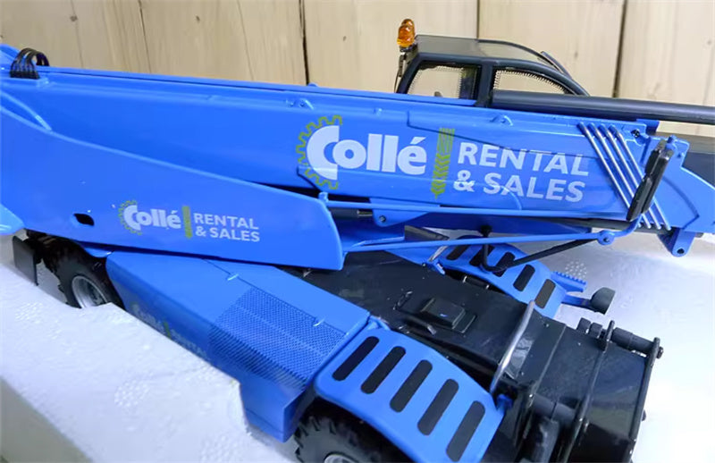 ROS MAGNI RTH 6.35 SH Colle RENTAL&SALES Rotating Telehandler Blue 1:32 Truck Pre-built Model