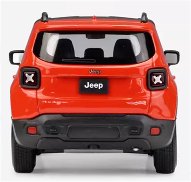 1:24 Jeep Renegade trailhawk  Orange  WELLY  DIECAST Car Model