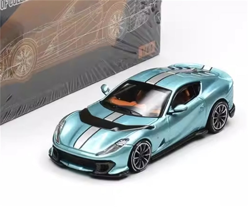 TOC Ferrari FE812C Coupe Sports CELEST MET 1:64 Car Pre-built Model