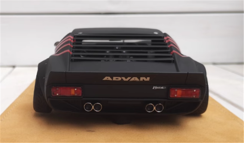 Lamborghini miura Vintage car Matte black 1/18car Pre-a Model