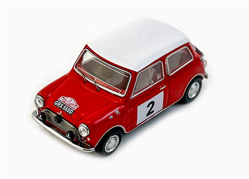 GCD Morris Cooper S Rallye Monte-Carlo 1966 #2 Red Right hand drive 1:64 Car Pre-built Model view3