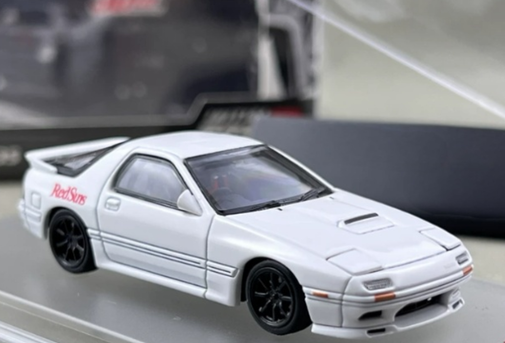 1:64 Mazda RX-7 FC3S  White ATS Model   DIECAST Model