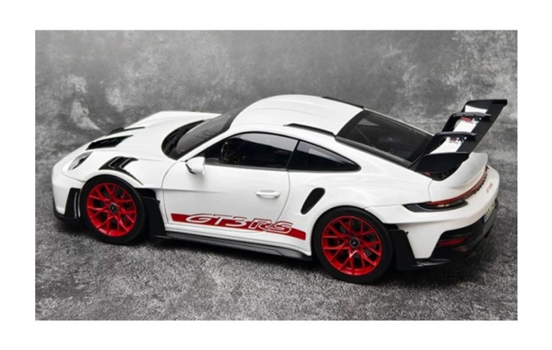 1:18 Porsche 911 992 GT3 RS  White -Red Wheel NOREV  DIECAST Model