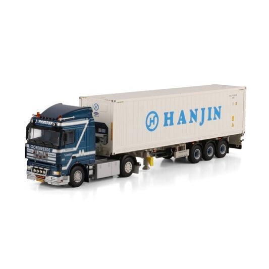 1:50 DAF JAN MAASDAM 95XF CAB 4X2 + 40FT REEFER CONTAINER WSI   Diecast Model