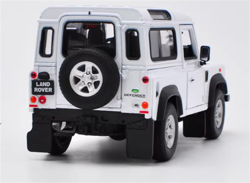 1:24 Land Rover Defender 90  White  WELLY  DIECAST Car Model