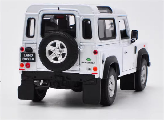 1:24 Land Rover Defender 90  White  WELLY  DIECAST Car Model