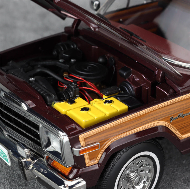 DD Model Jeep Wagoneer Metallic red Limited Edition 999PCS ONLY 1:18 Car Pre-built Model view10