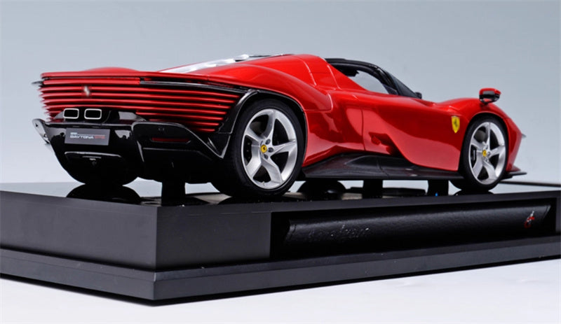 1:18 Ferrari daytona sp3 red Amalgam convertible Resin Car Model view5