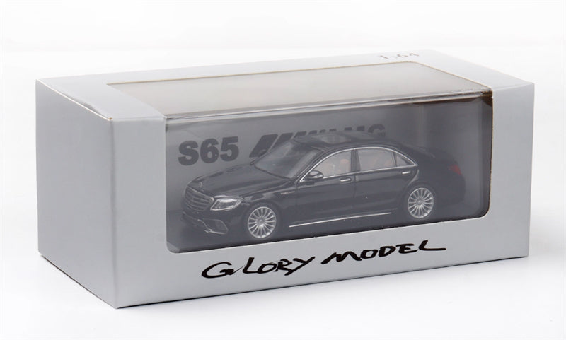 Glory Model Mercedes Benz S65 AMG W222 Bright Black Limited Edition 999PCS ONLY 1:64 Car Pre-built Model view6