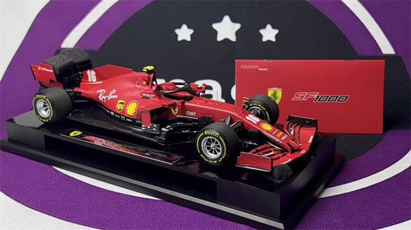 1:18 Ferrari SF1000 red Amalgam Leclerc #16 Resin Car Model view5