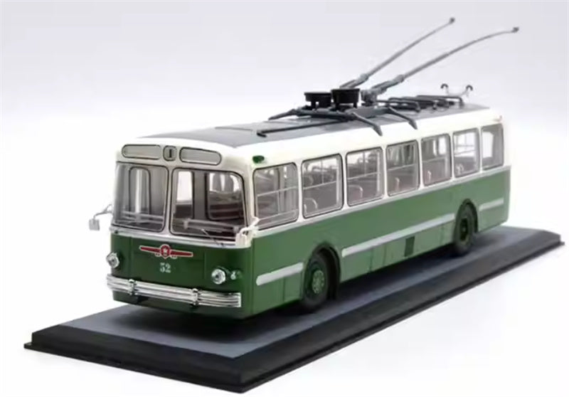 Demprice Russian ZIU-5 trolley bus green 1:43 Bus Pre-built Model view1